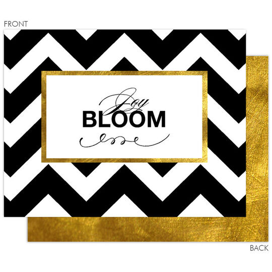 Modern Chevron Folded Note Cards